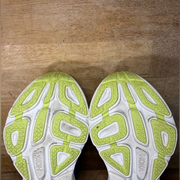 Hoka One One Bondi 8 REFLECTIVE Womens Size 8 (B) Running Shoes Sneakers Blue - Picture 10 of 12